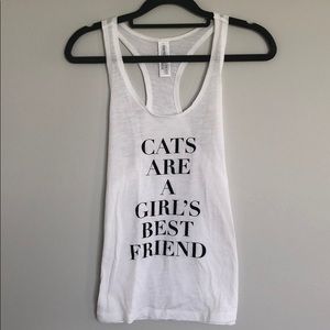 Cats Are A Girl’ Best Friend tank